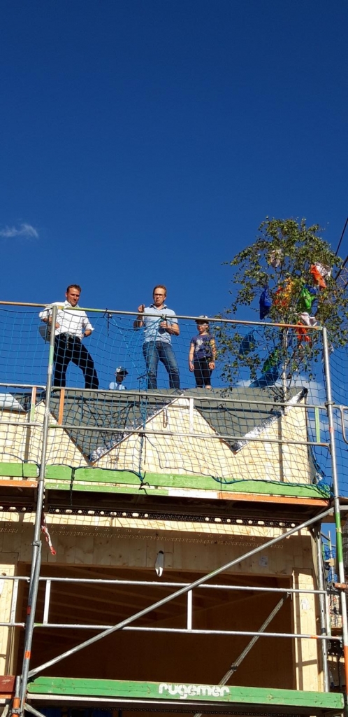 Neubau Kindergarten Waldbrunn - traditionelles Richtfest - HAAS + HAAS